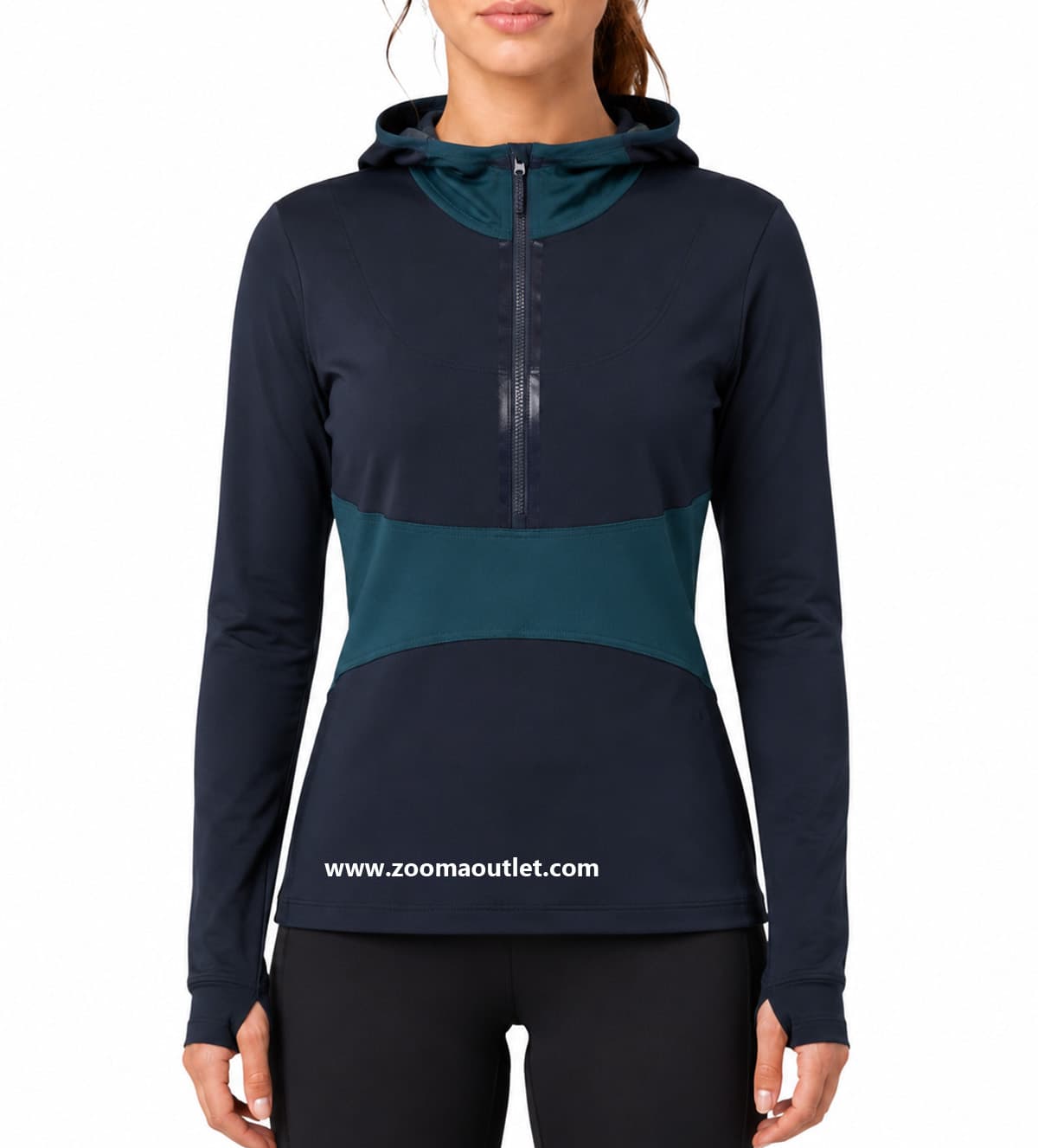 نیم زیپ زنانه برند adidas- کد 2000100108XS