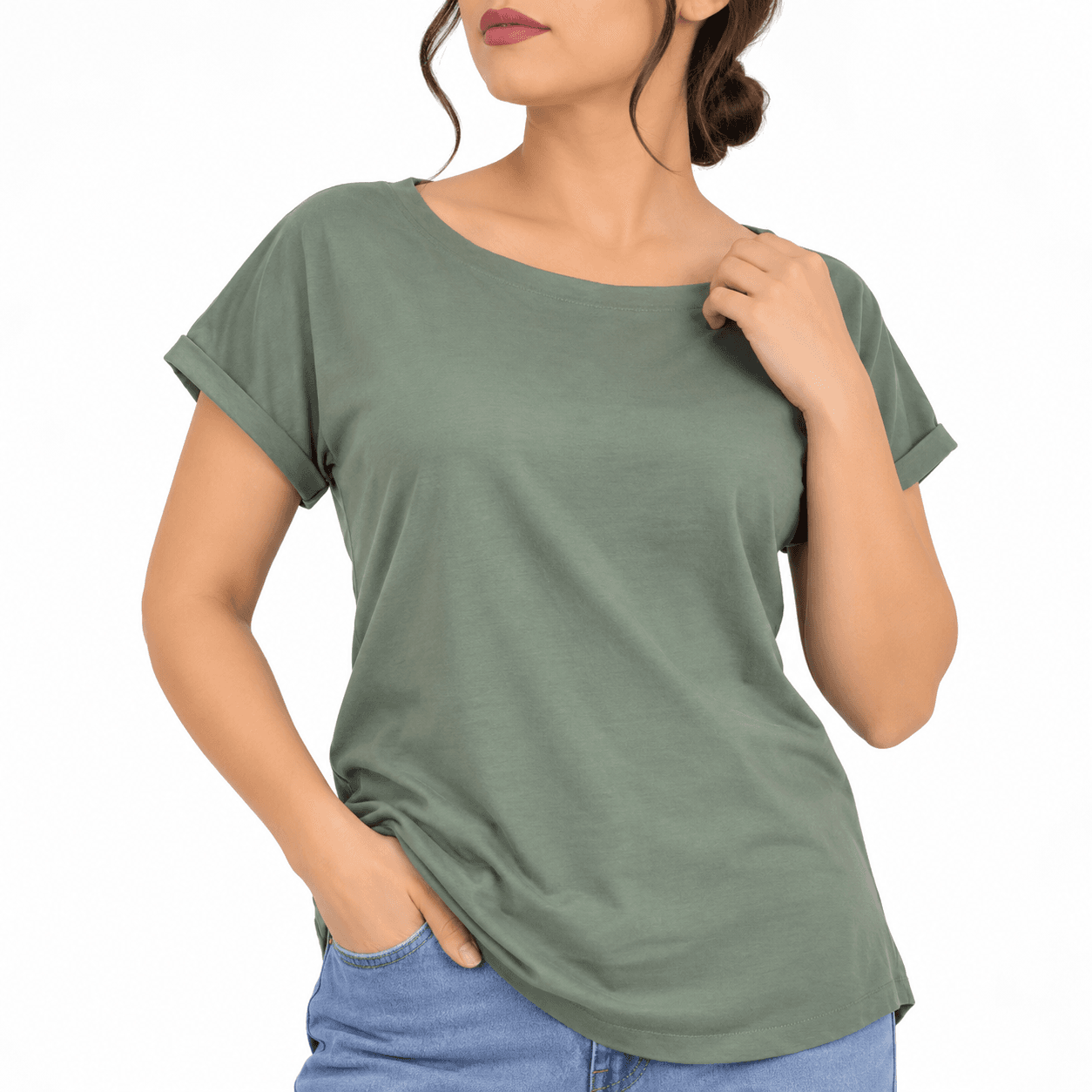تیشرت زنانه CAP SLEEVE - کد 4011790