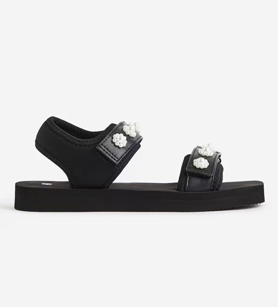 H&M black sandal
